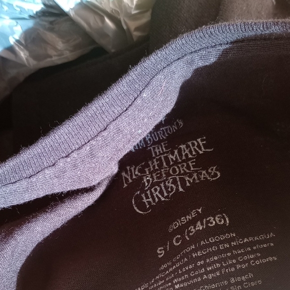 Disney Black The Nightmare Before Christmas Logo Tee - Picture 2 of 3